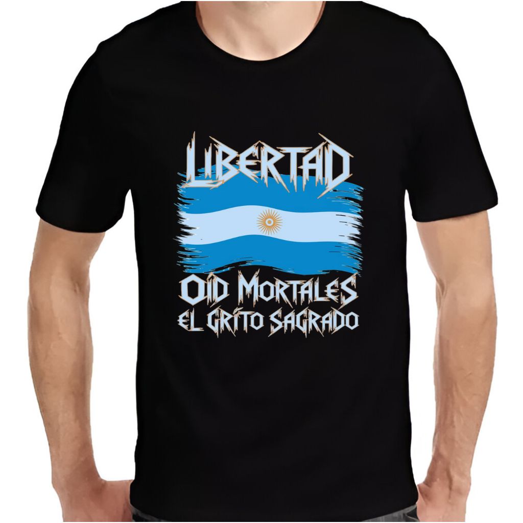 Remera "Libertad" Bandera Argentina