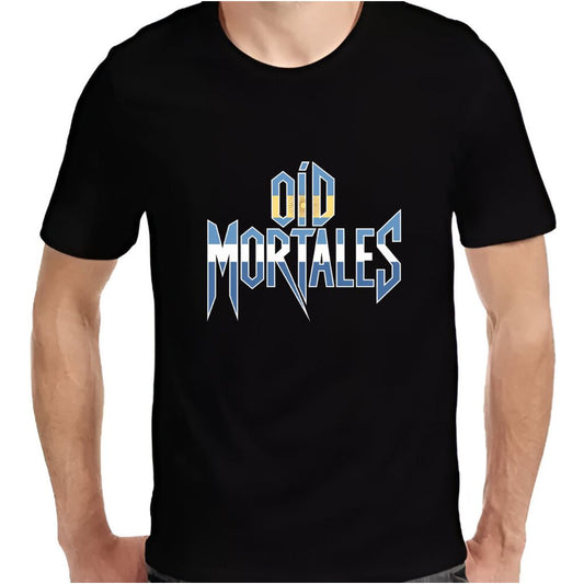 Remera "Oíd Mortales" colores Argentina